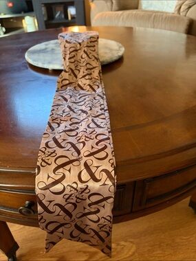 Dior scarf tan and brown